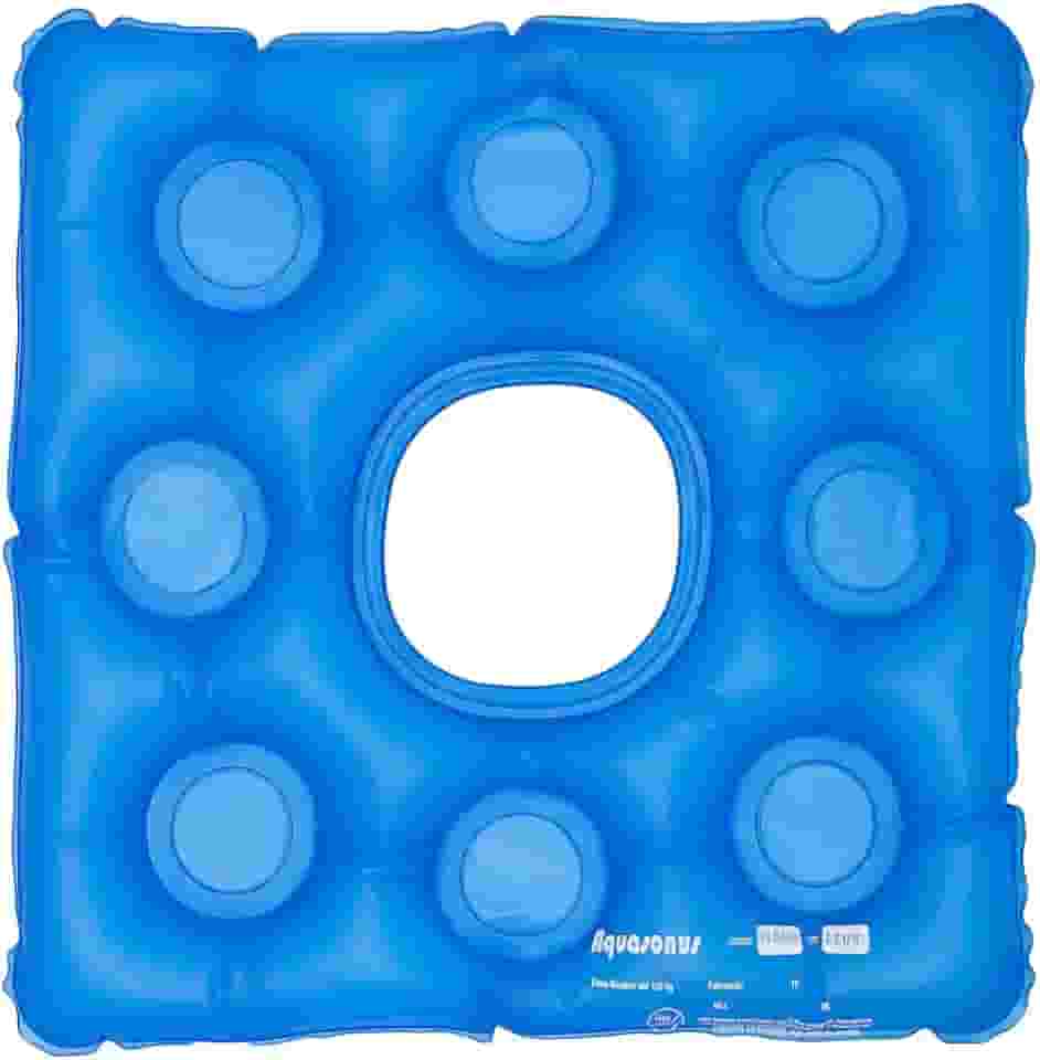 Almofada De Gel Quadrada Com Orifício Caixa De Ovo Anti-escaras - Aquasonus