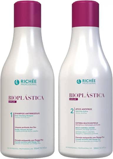 Escova Progressiva Richée Professional Bioplástica Capilar Kit 300ml