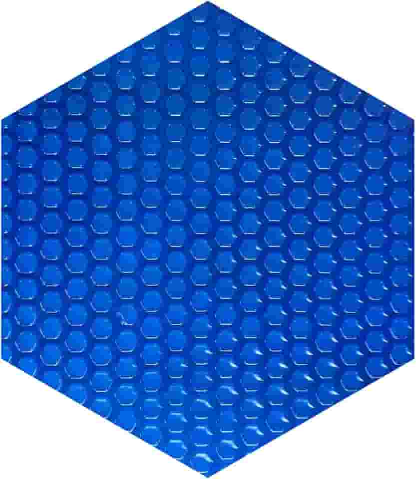 Capa Manta Térmica Para Piscina 7 x 3m Proteção Uv 300 Micras Azul Induplas