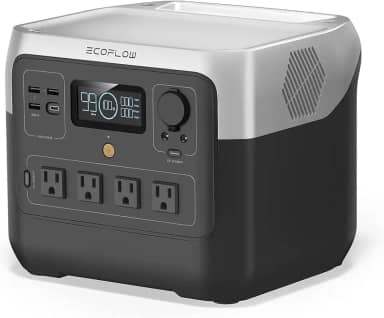 EF ECOFLOW Portable Power Station RIVER 2 Pro, 768Wh LiFePO4 Battery, 70 Min Fast Charging, 4X800W (X-Boost 1600W) AC Outlets, Solar Generator for Home Use Black