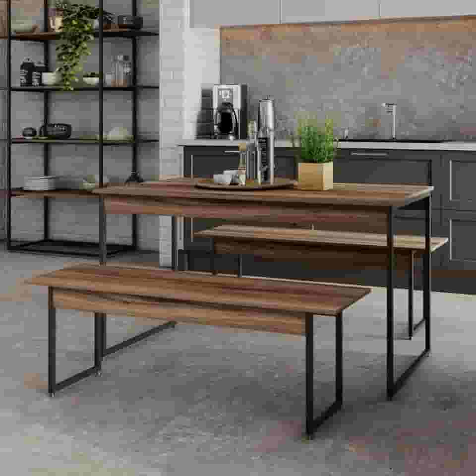 Mesa de Jantar Tub C/02 Bancos