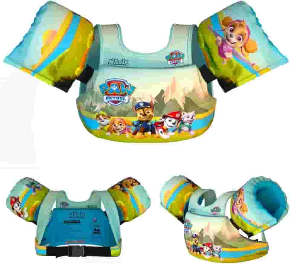Boia Infantil com Colete Salva Vidas Nash - Patrulha Canina