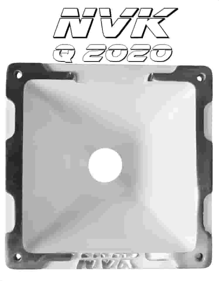 Corneta NVK 2020 Branco Jarrão para Driver de Som Automotivo Profissional