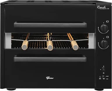 FISCHER CHURRASQUEIRA BANCADA A GÁS RANCH 3 ESPETOS PRETO GLP BIVOLT 36160-101656