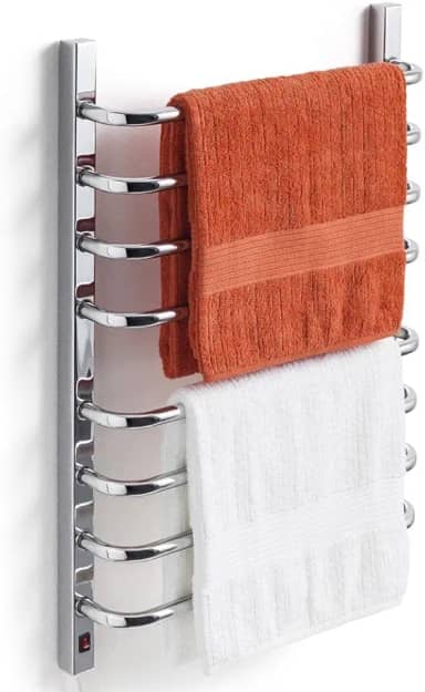 Toalheiro Térmico 110v para 2 Toalhas Fio Lado Esquerdo Cromado