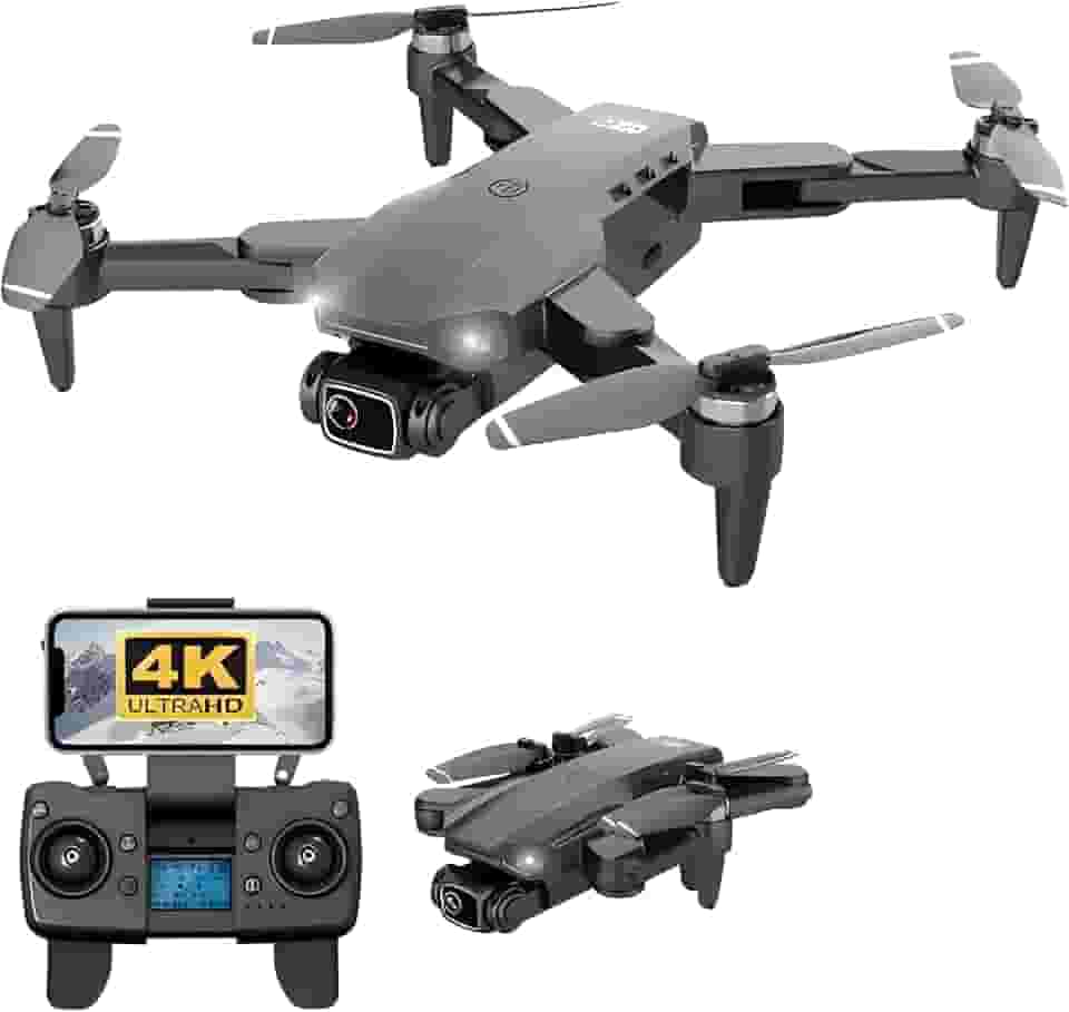 Drone Grande Lyzrc L900 PRO GPS 4K – Drone L900 Pro com Câmera Dupla, Wi-Fi 5GHz, Longo Alcance 1200m, Estabilização, Retorno Automático, Voo Inteligente (preto)