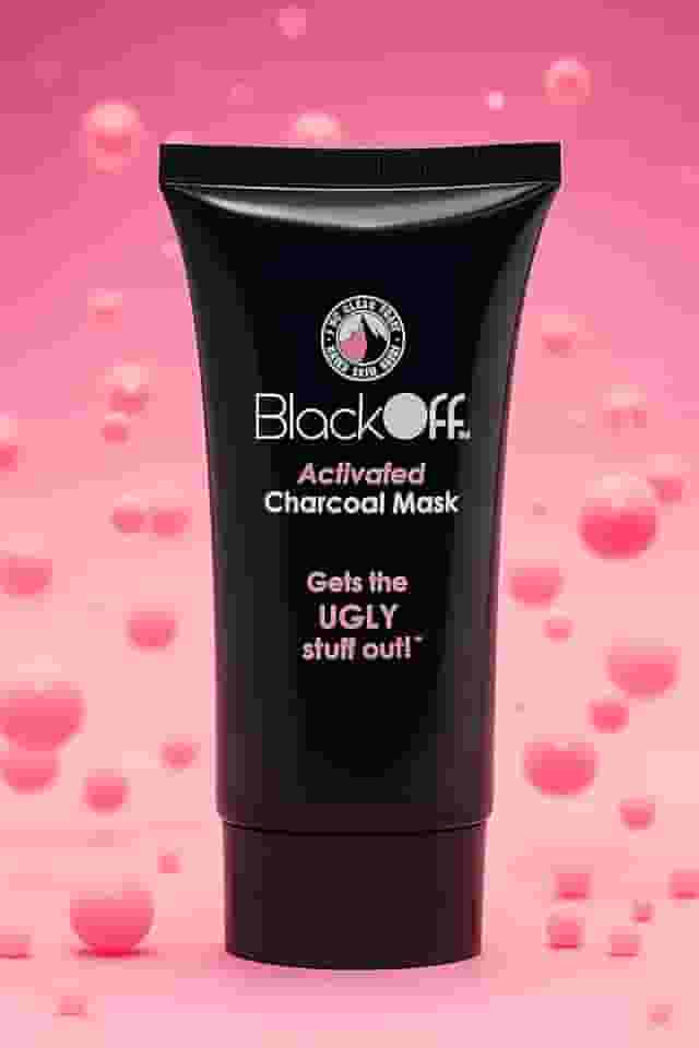 BlackOFF Máscara de Carvão Ativado Facial, Remove Cravos e Impurezas, 82 ml