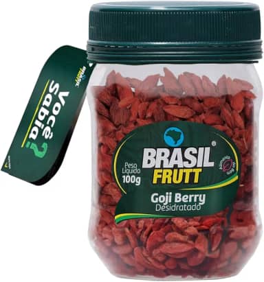 Brasil Frutt Goji Berry Desidratado pote 100g