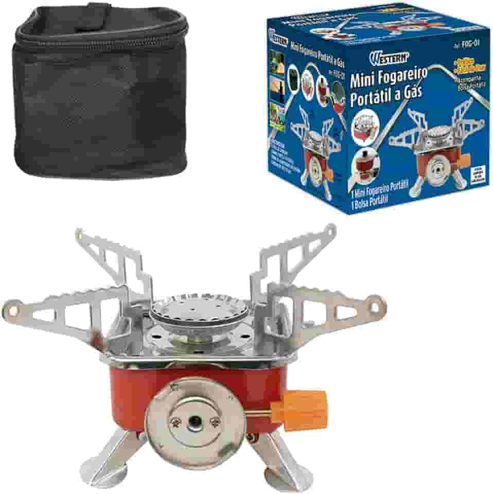 MINI FOGAREIRO PORTATIL A GAS