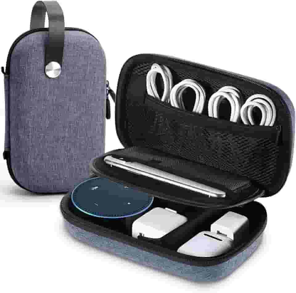 Pacote de Armazenamento de Produtos Eletrônicos, Organizador de Viagem para Eletrônicos, Armazenamento de Cabos, Tarpaulin Carregador Armazenamento Saco, Estojo Organizador, Organizador Eletronico