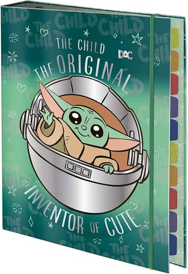 Fichário Universitário Star Wars Mandaloriam - Fechamento em Elástico