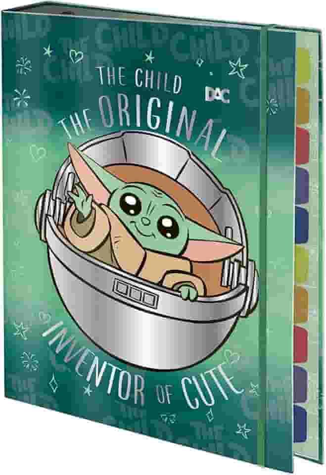 Fichário Universitário Star Wars Mandaloriam - Fechamento em Elástico