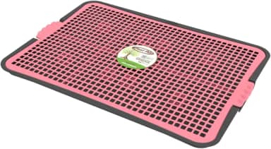 Sanitário para Cães Eco Pipi Jornal Rosa – Plast Pet, Polipropileno, Encaixe Ergonômico, Fácil Higienização, Ideal para Jornal