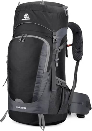mochila de caminhada,Mochila de caminhada 65L resistente à água com capa de chuva Mochila de viagem esportiva ao ar livre para camping escalada montanhismo