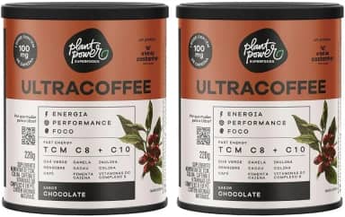 Café Termogênico Ultracoffee, Solúvel, 2 Latas de 220g