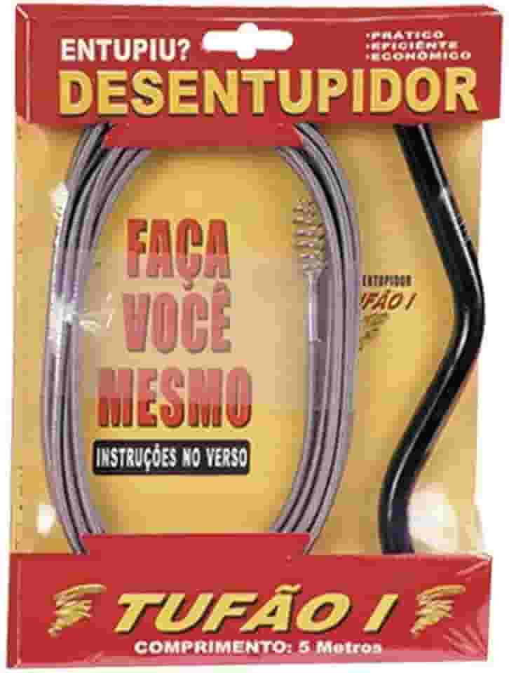 DESENTUPIDOR DE CANOS PROFISSIONAL COM MOLA ROTATIVA 5M PIAS, VASO SANITÁRIO E CALHAS