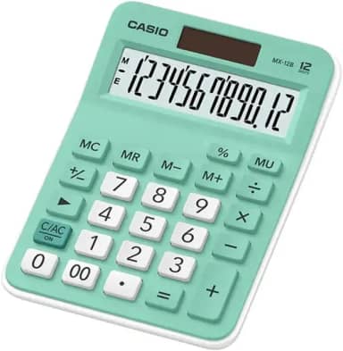 CALC DE MESA 12 DIG CASIO MX12B-GN TQ