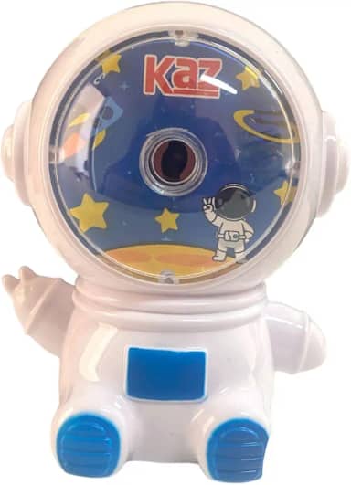 Apontador Manual C/Design De Astronauta -Manivela (Azul)