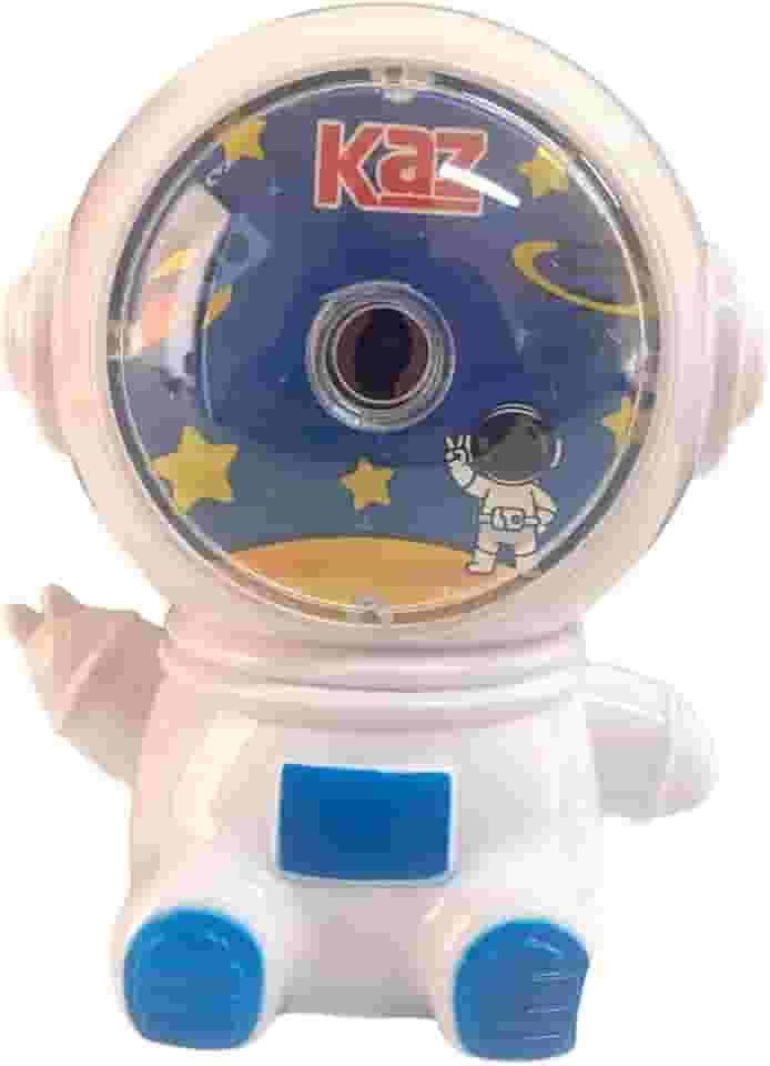 Apontador Manual C/Design De Astronauta -Manivela (Azul)