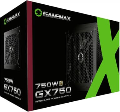 Fonte Modular Gamemax Gx750 750w 80 Plus Gold Preta