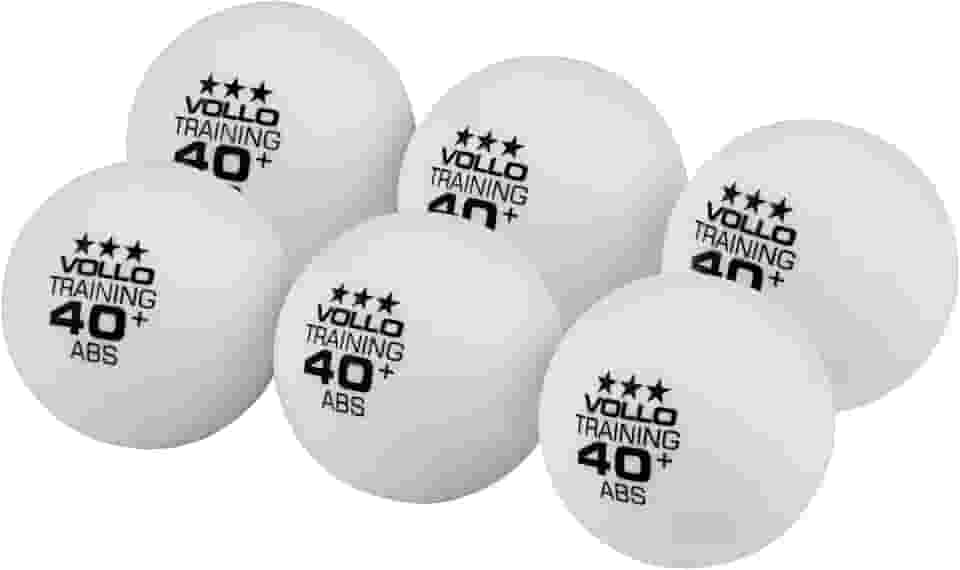 Kit 6 Bolas de Tênis de Mesa Ping-Pong Training 3 Estrelas ABS Vollo