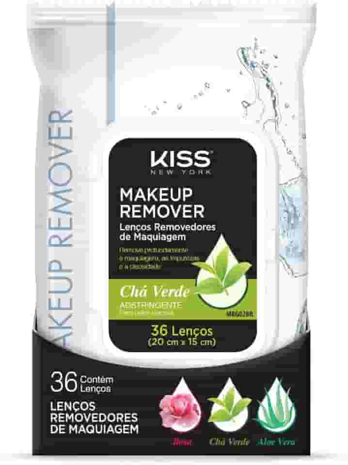Kiss New York Lenço Demaquilante Chá Verde