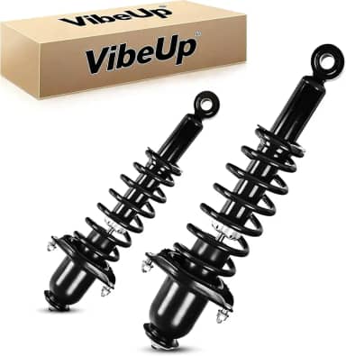VibeUp Conjunto de amortecedor traseiro 172599L 172599R Kits de suspensão completos adequados para Toyota Corolla/Matrix 2009-2013, Pontiac Vibe 2009-2010, suportes com conjuntos de mola helicoidal