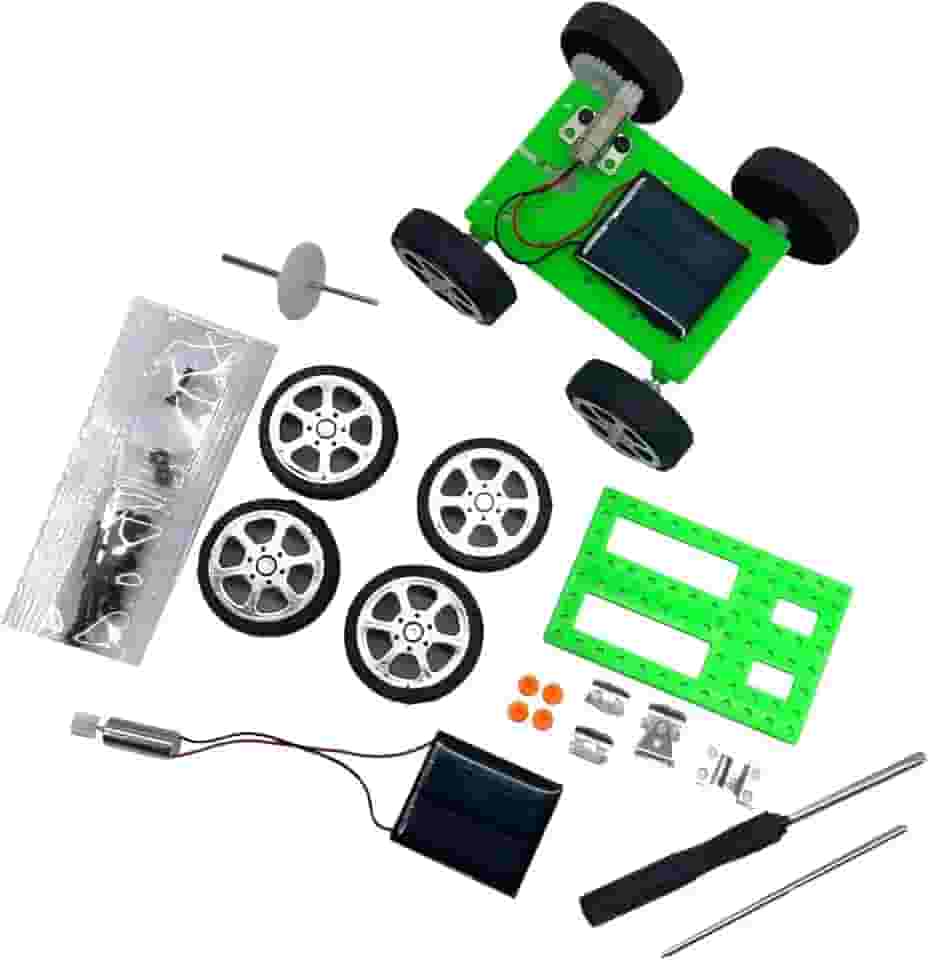 Mini Carrinho com Placa Energia Solar/Kit Educacional para Montar