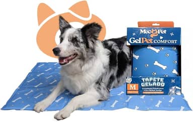 Tapete Pet Gelado 90x60cm Refrescante Para Cachorros E Gatos Superfície Térmica Portátil Tapete Fresco Para Verão Resfriamento E Conforto Dobrável