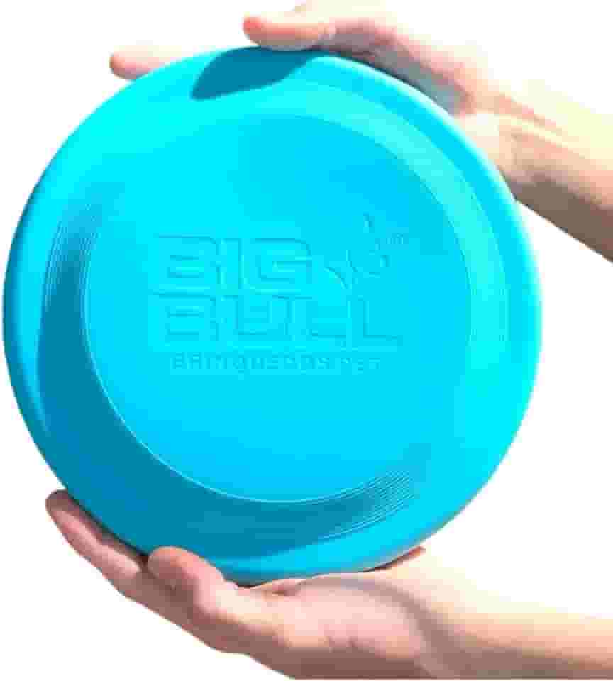 Frisbee Pet Brinquedo Cachorro Aerodinâmico Disco Big Bull para Porte Grande (Azul Bebê)