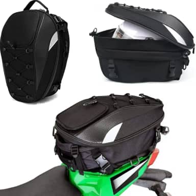 Mochila Moto Baslu – Porta Capacete Impermeável com Design Esportivo