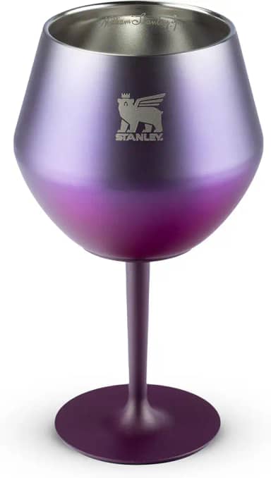 Stanley - Taça Térmica, Copo de cocktail isolado, aço inoxidável isolado a vácuo para bebidas frias, copo de gin ou vinho, 414 ml, Royal Purple Haze