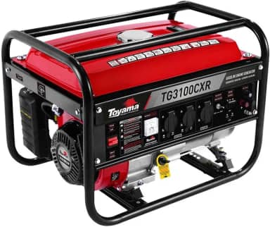 GERADOR TOYAMA A GASOLINA TG3100CXR, MONOFASICO, 115/230V, 60HZ, 3,1KW, PARTIDA MANUAL