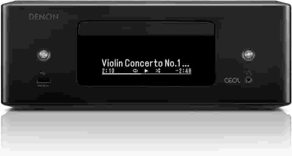 Denon RCDN12 Mini Sistema Hi-Fi Preto