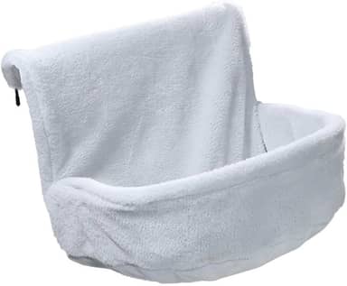 Cama Interna para Gato para Radiador com Poleiro de Janela E Rede, cinza