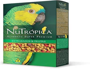 Ração Nutrópica para Papagaio Sabor Frutas - 600g