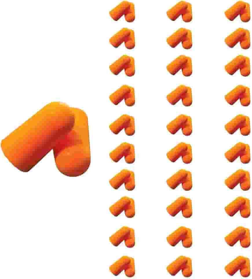 Kit 30 Pares Protetor Auricular de Espuma Moldável | Tampão de Ouvido para Dormir, Estudar, Trabalho e Redução de Ruído | Abafador Contra Ronco e Viagem - Pax Auris