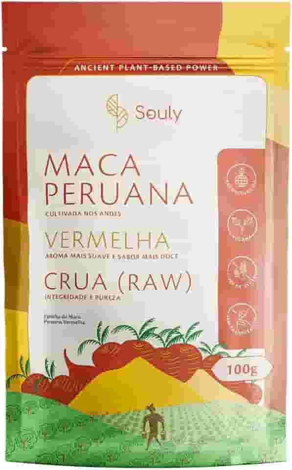 Maca Peruana Vermelha Souly 100g