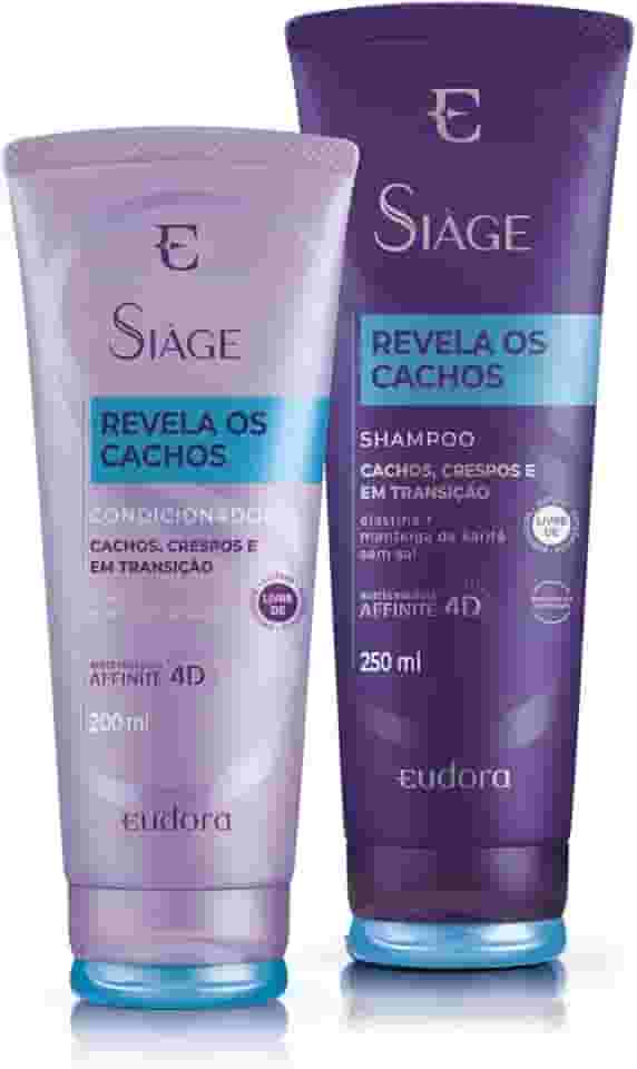 Eudora Kit Siàge Revela Os Cachos Shampoo + Condicionador (Nova Versão)
