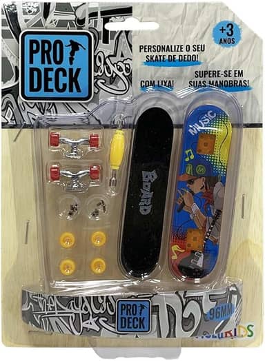 Prodeck Skate de Dedo Personalizável 1Pc Multikids - BR1803