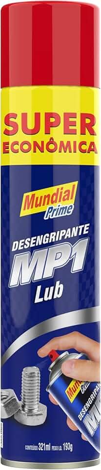 Spray Desengripante Anticorrosivo 320ml - MP1 Mundial Prime | Proteção e Lubrificação Automotiva