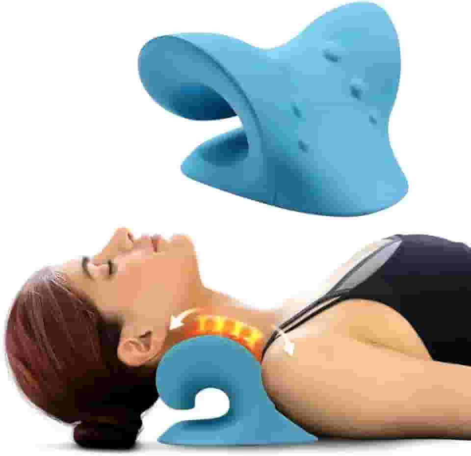 Apoio De Pescoço Almofada Maca Ortopédico Ombro Relaxador Dor