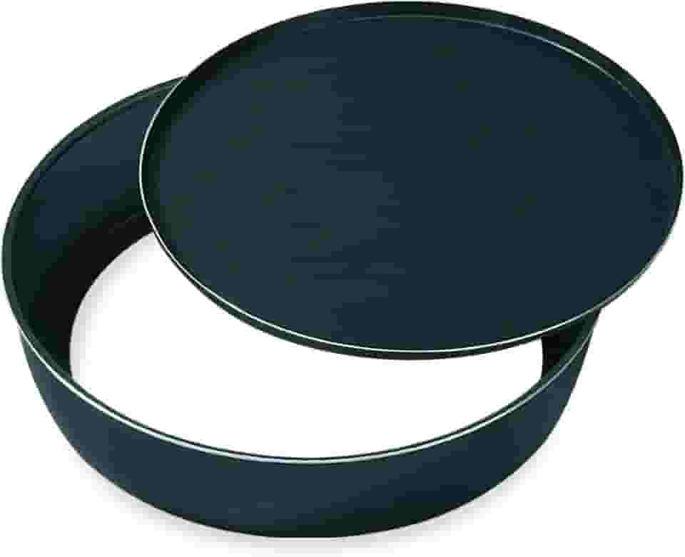 Assadeira Redonda 24 Fundo Removível Alumínio Fortaleza Preto