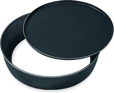 Assadeira Redonda 24 Fundo Removível Alumínio Fortaleza Preto