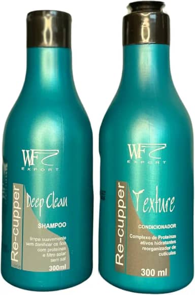 Kit Shampoo e Condicionador para Cabelos com Caspa, Pontas Secas, Mistos e Oleosos Capilar WF 600ml