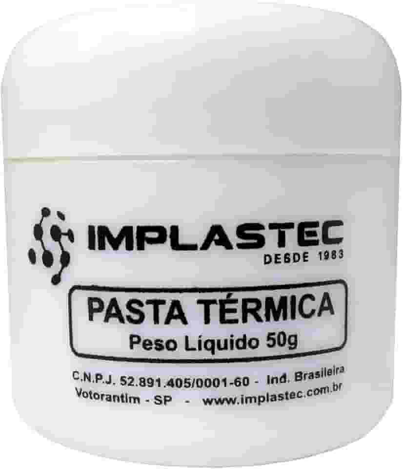 'Pasta Térmica 50g, Implastec, Silicone, Branca'