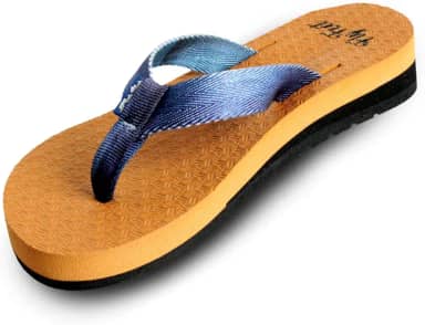 Sandália Ortopédica Fly Feet Anabela Feminina, Ortho Pauher, Caramelo, 39/40, pacote de 2