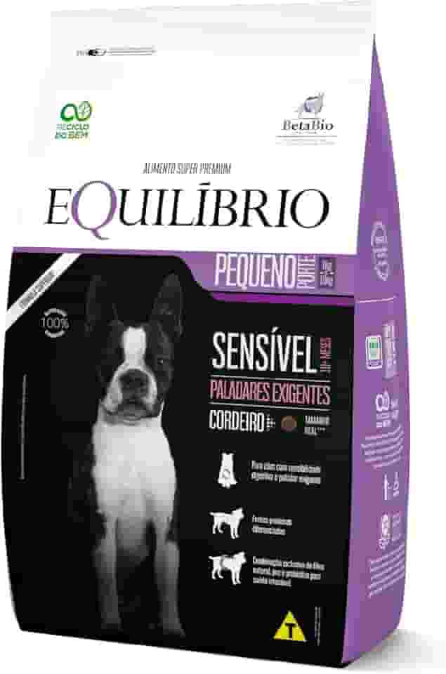 RAÇÃO CÃES EQUILIBRIO CÃES RAÇAS PEQUENAS ADULTO SENSÍVEL CORDEIRO 7,5KG