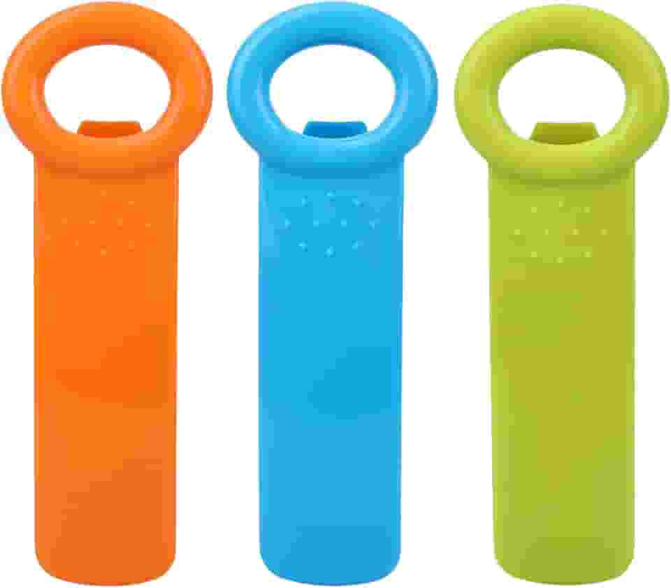 3 abridores de frascos, abridor de tampa de conserva fácil de usar, ferramenta de chave de pote de aderência confortável ótimo para mulheres idosas, mãos fracas, crianças e qualquer pessoa (laranja