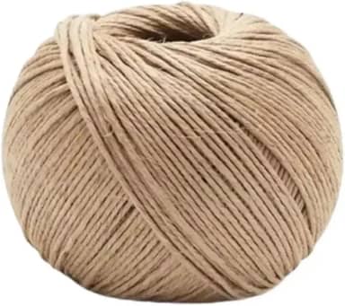 SisalSul Corda de Sisal Natural 2mm 200g 180m - Clássico - Corda para Artesanato e Decoração - Light Brown